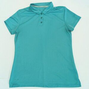 Nike Golf Dri-Fit Women's Size M fitted shirt, aqua blue
